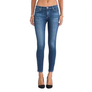 AG Adriano Goldschmied Zip Up Legging Ankle Skinny Jeans Size 31 Ankle Zip